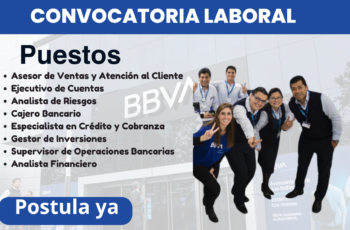 ¡Impulsa Tu Carrera con BBVA! Oportunidades Laborales Esperándote